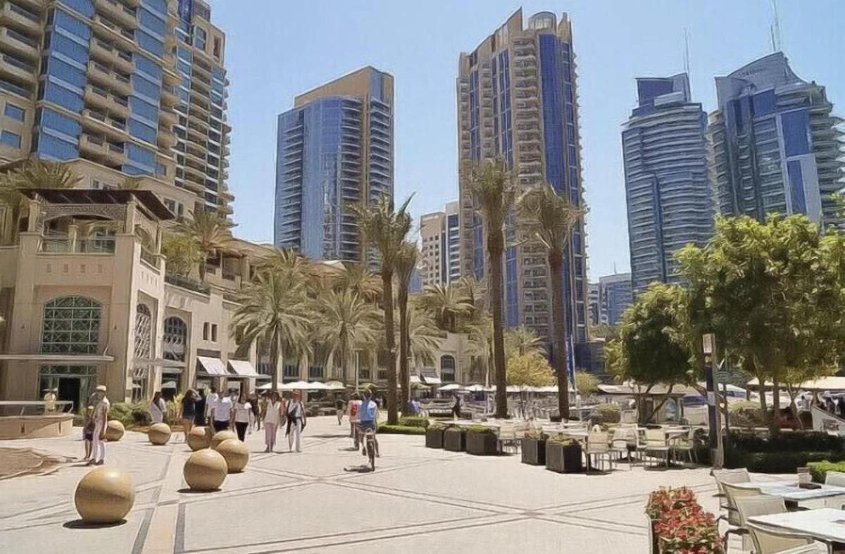 Luxury Apartments In Dubai Marina Exteriör bild
