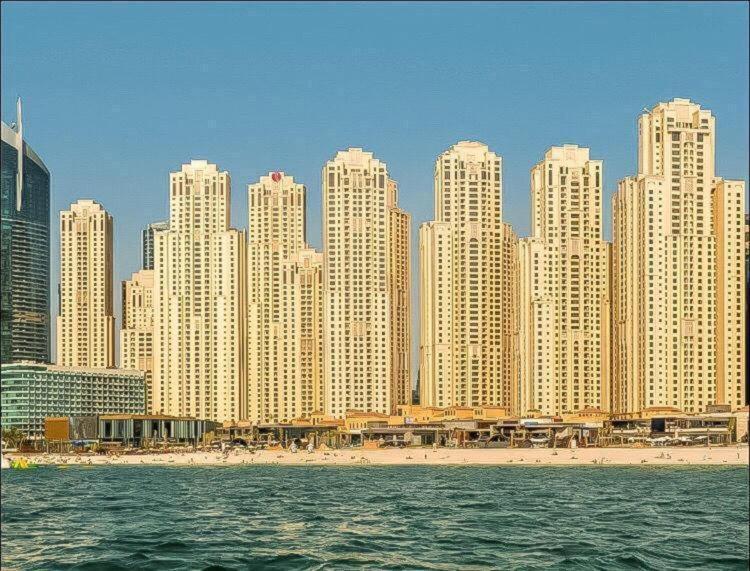 Luxury Apartments In Dubai Marina Exteriör bild